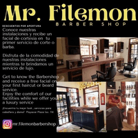 Mr Filemón Barber Shop logo