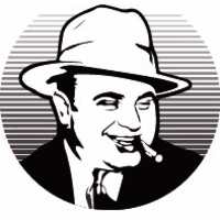 ALPHONSES BARBER SHOP logo