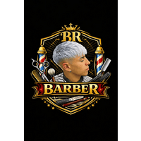 Barbería de braian falcon logo