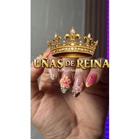 UÑAS DE REINA by:Nicoll Ascencio logo