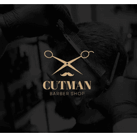 CUTMAN BARBER SHOP logo