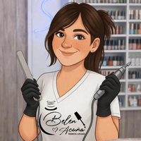 Belén Acuña 🤍🌷 logo
