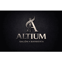Altium Salón barberia logo