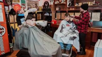 Bonehunters Barbershop & Boutique interior