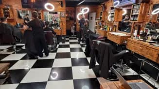 Suecia Barbershop interior