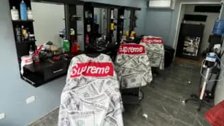 Senior Barber Shop interior
