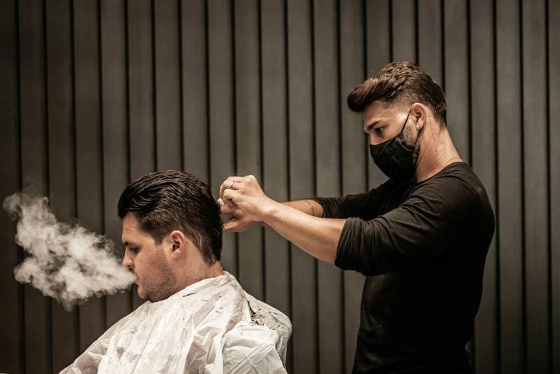 The Experience Barbershop interior