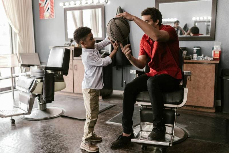 Lumberman Barbería interior