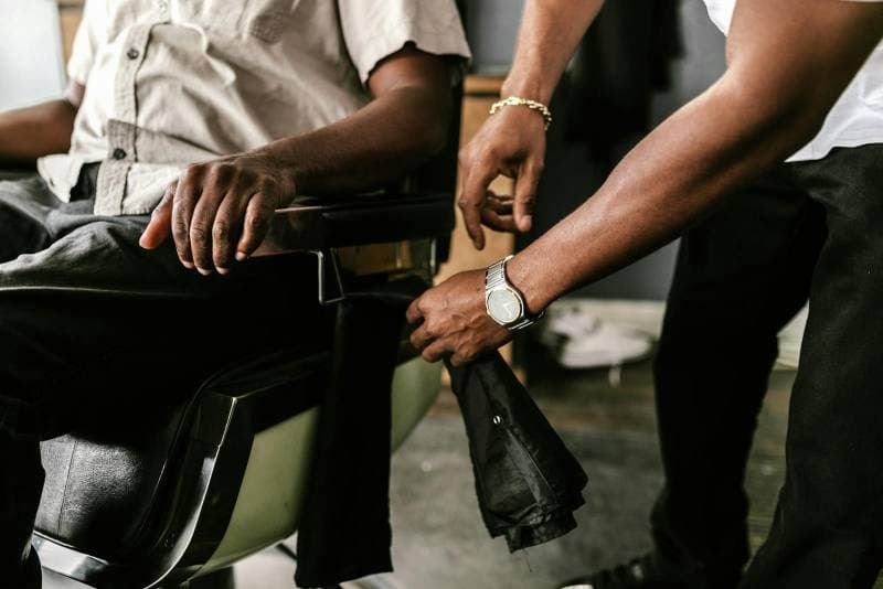 Blackjos barber Shop interior