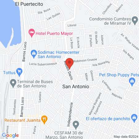 On Air Artes Aéreas map