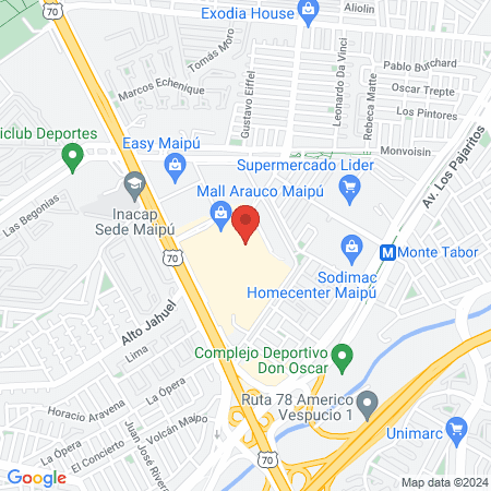 Clínica Dental Maipú | Clínica Everest map