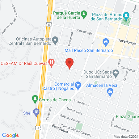 Nature Dental Chile map