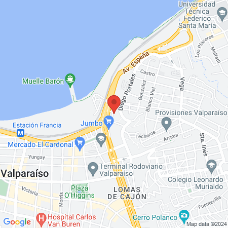 Centro Médico y Dental RedSalud Muelle Barón map