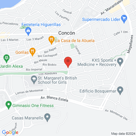 Salón de belleza Emily Studio Concon map