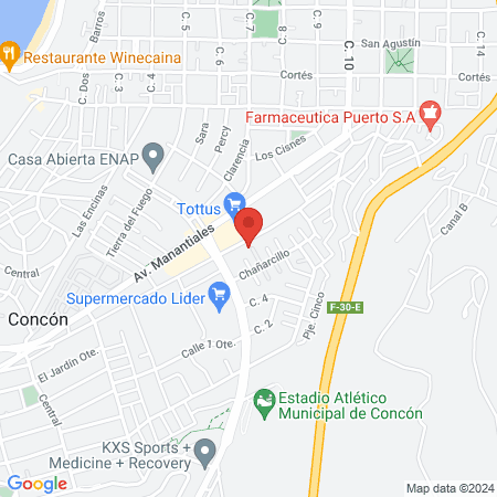 Cesfam Concón map