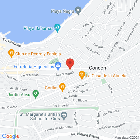 Petslife Con Cón map