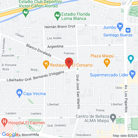 PERRUCAN CHILE CLINICA VETERINARIA map