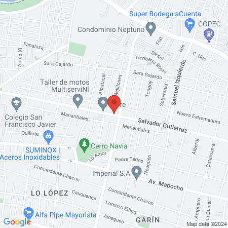 Club de Leones Cerro Navia map