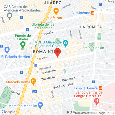 Rehabilitación de COVID-19 Roma map