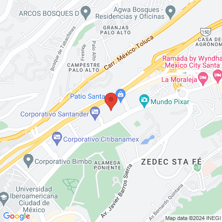 Dra. Ana Cecilia Uribe Wiechers map