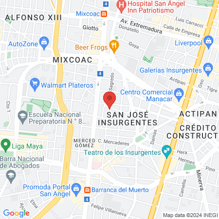 Mirage salon de belleza map