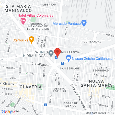 Fisioterapia ENSARE map