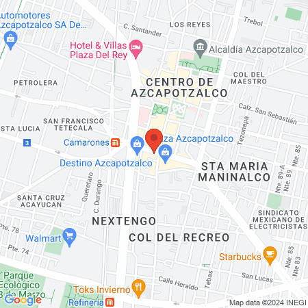 Veronica Alejandra Garcia Cruz Médico General Azcapotzalco map