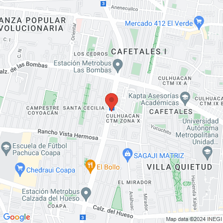 Salón de belleza LEBIRAM map