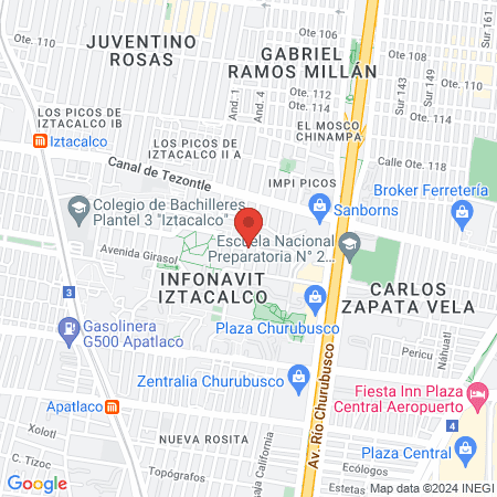 PELUQUERIA ZAHEN map