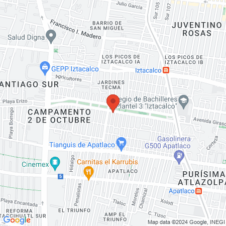 Policlínicas Milenio S.A. de C.V. map