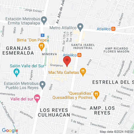 Kare clínica de relajación y belleza map