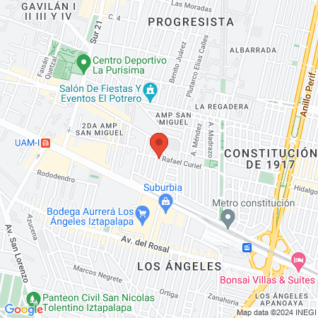 Nanoplastia Alaciados S.O.S. map