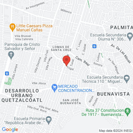 Estetica y peluquería LUXOR map