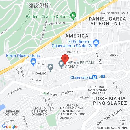 Dr. José Fabián Martínez Herrera map