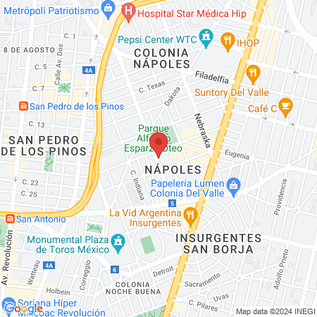 GO! Nails Nápoles map