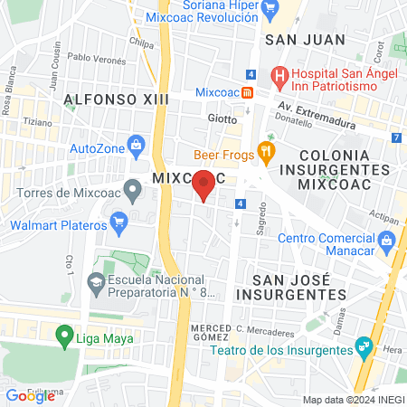 Dr Jorge Mendoza map