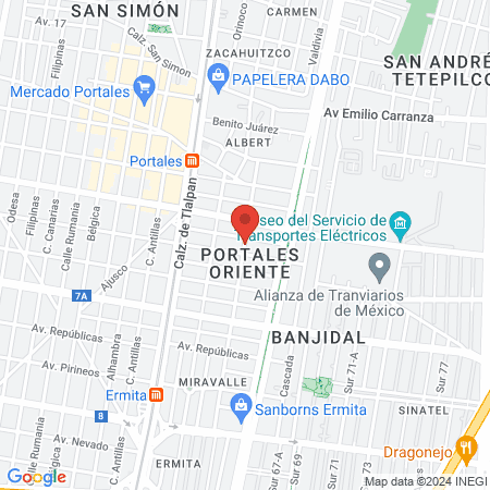 Clinica de Belleza y Depilación Seasons map