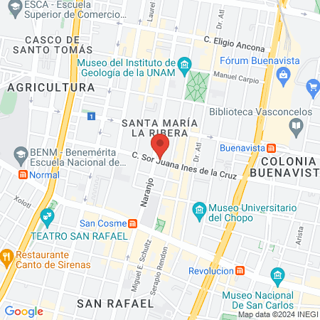 IMSS Unidad Medicina Familiar 2 map