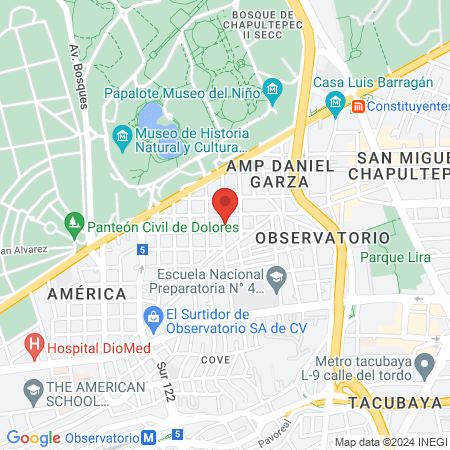 Salón Angeles Vip - Andro Shokool map