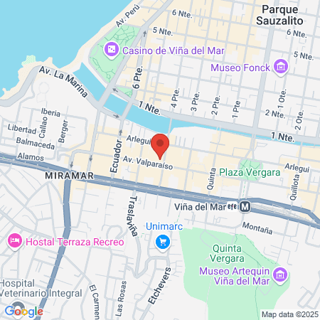 Serv Medico y Dental Alonso de Ercilla y Zúñiga map