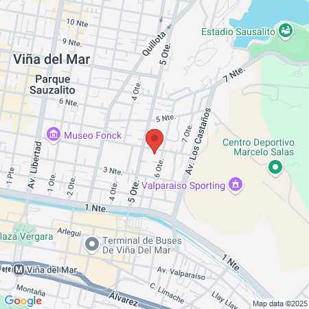 Novena compañía de bomberos de Viña del Mar map