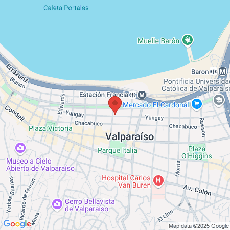 Casona Del Deporte PUCV map