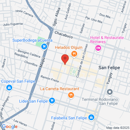 Nuevo CESFAM Llolleo map