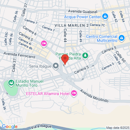 Unidad De Cirugía Del Tolima Unicat map