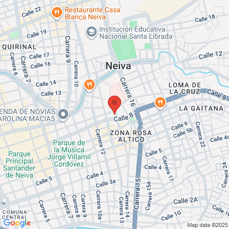 Rayos X Del Hulia Sas map