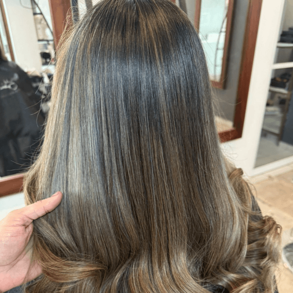 baño de color con cubre cana