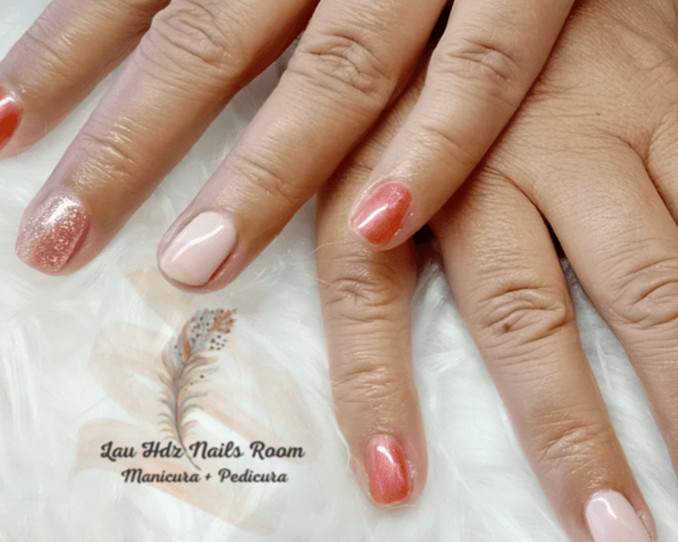 Gelish uña natural 3 colores a elección