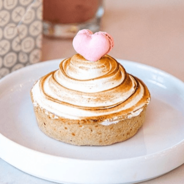 Pie de limon y pistacho