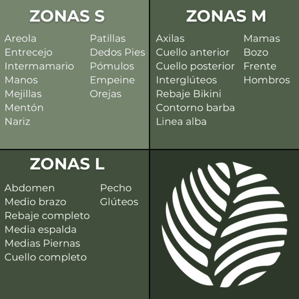 3 ZONAS A ELECCIÓN