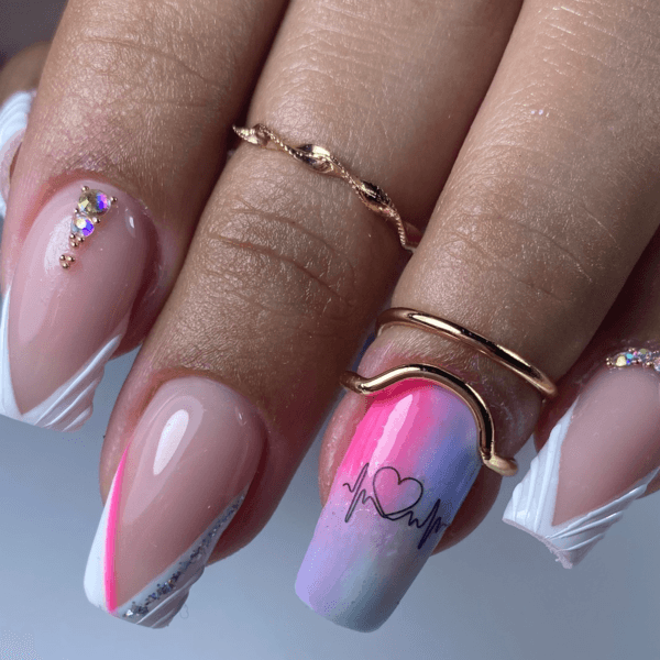 Extensiones Soft gel con retiro de otro salón